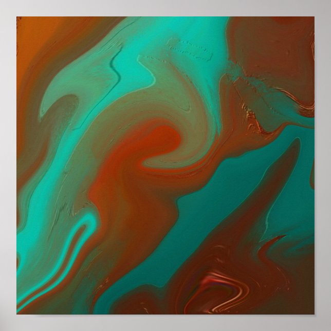 Póster patrón abstracto. (Frente)