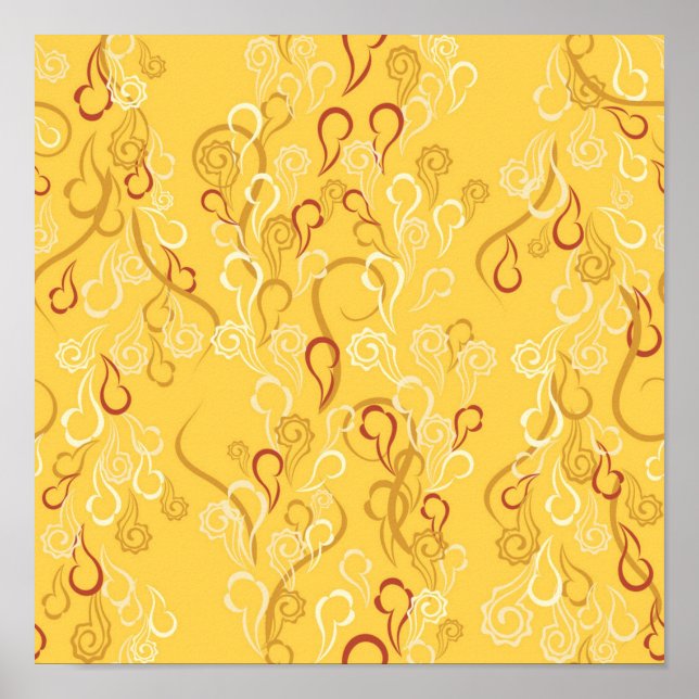 Póster Patrón abstracto (Frente)