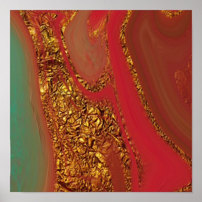 Póster patrón abstracto. (Frente)