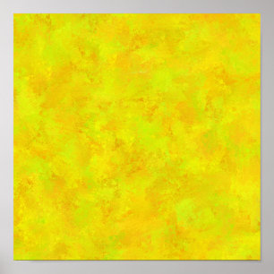 Póster Patrón abstracto de naranja verde amarillo