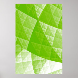 Póster Patrón abstracto de vegetación