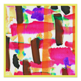 Póster Patrón abstracto dinámico en el arte