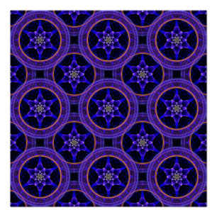 Póster Patrón abstracto elegante boho moderno floral #505