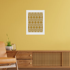 Póster Patrón abstracto geométrico 1