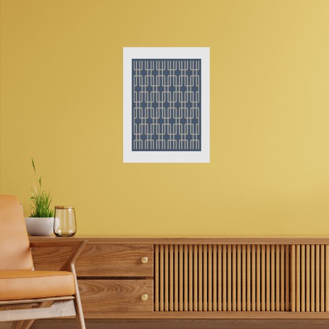 Póster Patrón abstracto geométrico 2 (Salón 2)