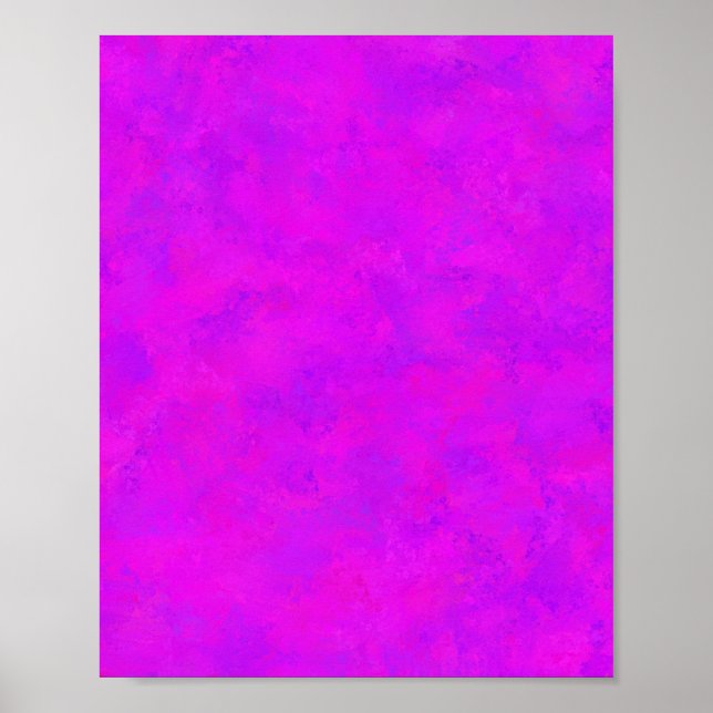 Póster Patrón abstracto púrpura rosa (Frente)