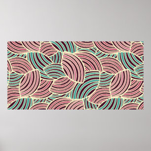 Póster Patrón abstracto sin inconvenientes con la imagen