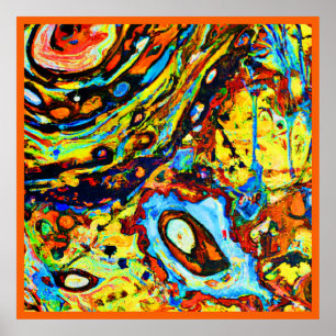 Póster Patrón abstracto sorprendente