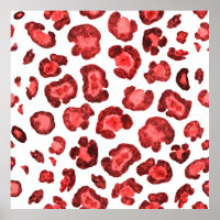 Patrón acuarela ilustracion piel de leopardo. Fals