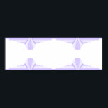 Póster Patrón Art Deco en Lilac<br><div class="desc">Basado en un clásico patrón art deco,  este diseño fue recreado en un magnífico lilac suave</div>