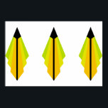 Póster Patrón Art Deco en Poster Amarillo y Lime<br><div class="desc">Este patrón se basa en formas clásicas art deco,  que se originaron en los años 20 y 30.</div>