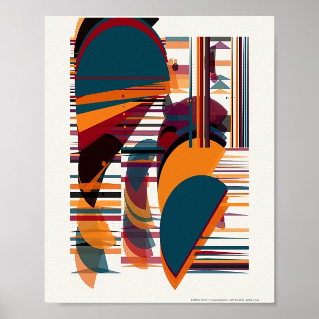 Póster Patrón Bauhaus de Mecánica Cuántica (Frente)