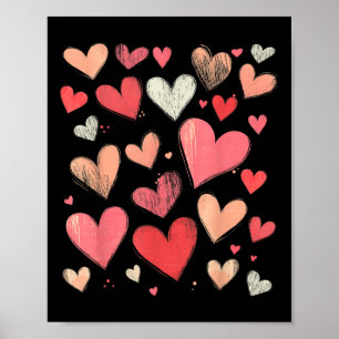 Póster Patrón cardíaco - Tema de amor - Para Él Y Su