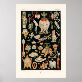 Póster Patrón chino