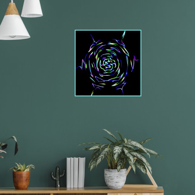 Póster Patrón colorido de juego (Salón 1)