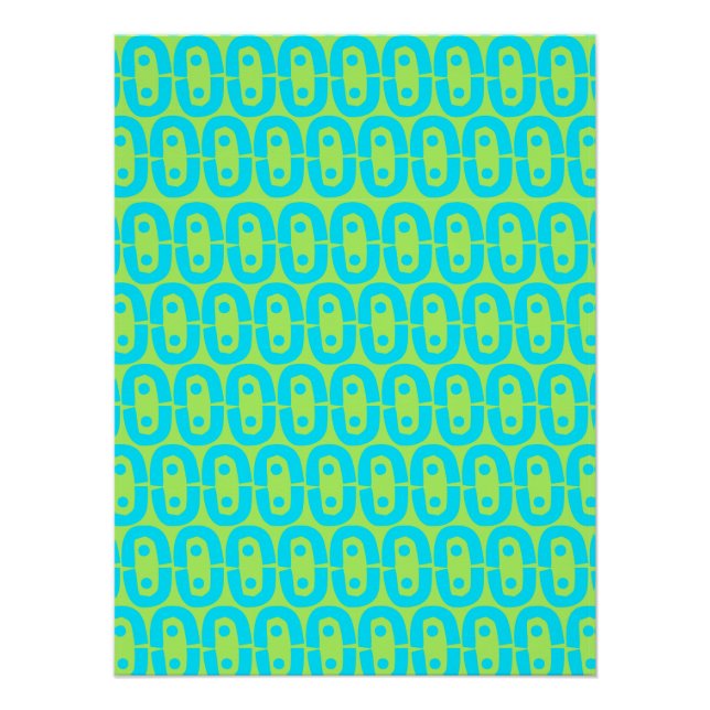 Póster patrón colorido moderno (Anverso)