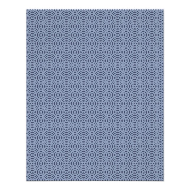 Póster patrón continuo de formas circulares (Anverso)