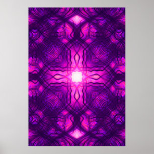 Póster Patrón cruzado de Kaleidoscope