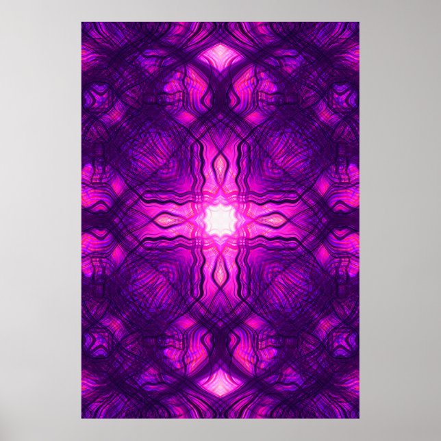 Póster Patrón cruzado de Kaleidoscope (Frente)