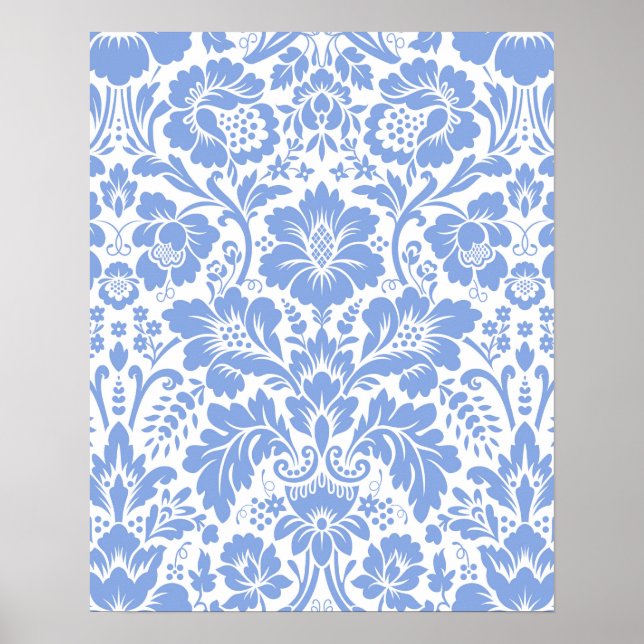 Póster Patrón Damask 5 (Frente)