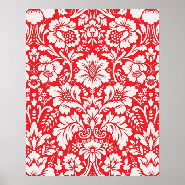 Póster Patrón Damask 6 (Frente)