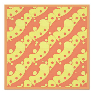 Póster Patrón de abstración colorido deslumbrante