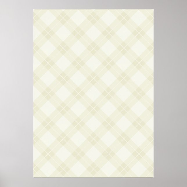 Póster Patrón de arglos blancos (Frente)