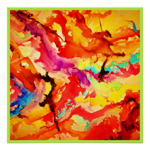 Póster Patrón de arte abstracto