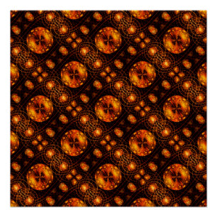 Póster Patrón de arte abstracto elegante boho moderno dor