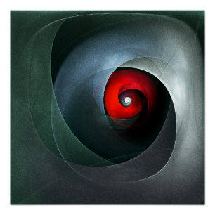 Póster Patrón De Arte Resumen Artístico Moderno De Swirl 