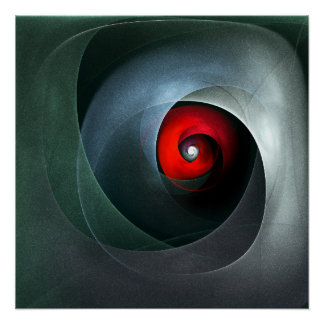Póster Patrón De Arte Resumen Artístico Moderno De Swirl
