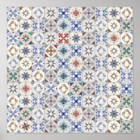 Patrón de azulejos de cerámica