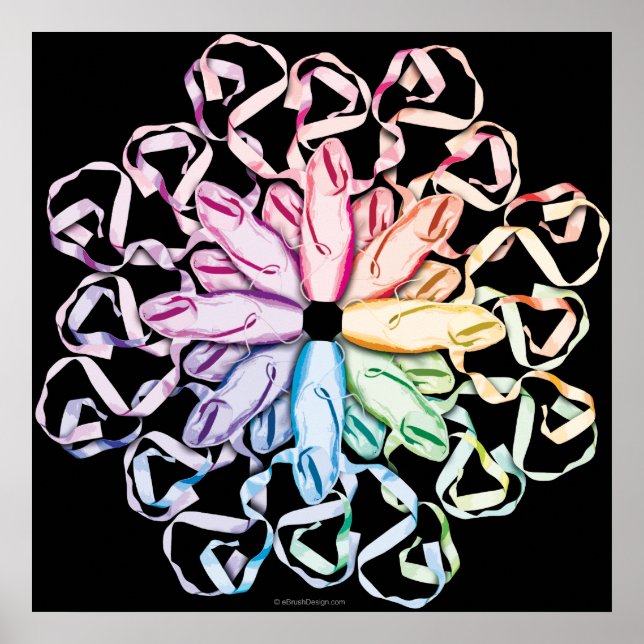 Póster Patrón de ballet (espectral) (Frente)