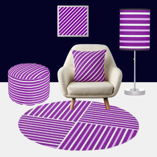 Póster Patrón de bandas de corte coloridas