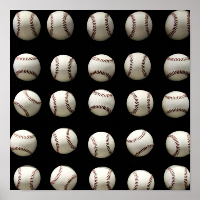 Póster Patrón de béisbol (Frente)