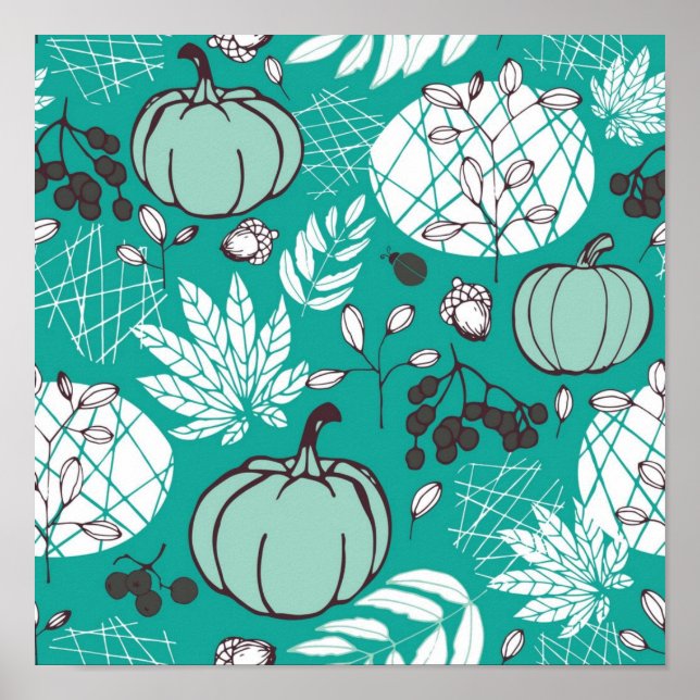 Póster Patrón de calabaza (Frente)