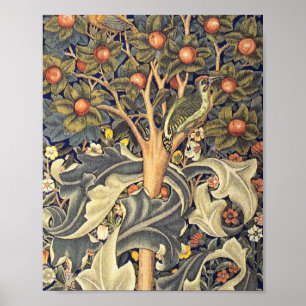 Póster Patrón de carpintero de William Morris