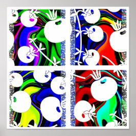 Póster Patrón de color