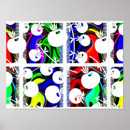 Póster Patrón de color