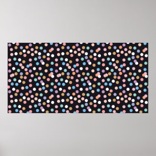 Póster Patrón de confianza de la celebración sin inconven