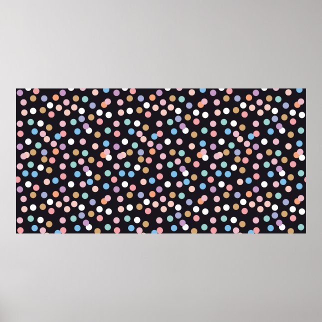 Póster Patrón de confianza de la celebración sin inconven (Frente)