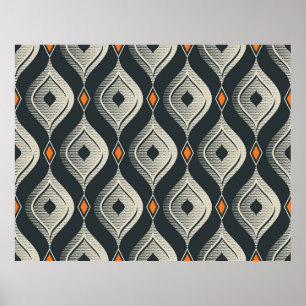 Póster patrón de cosecha ininterrumpida