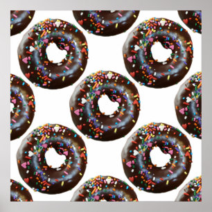Póster Patrón de donuts