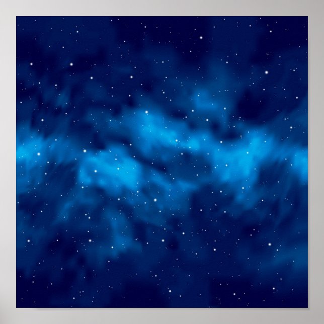 Póster Patrón de espacio (Frente)