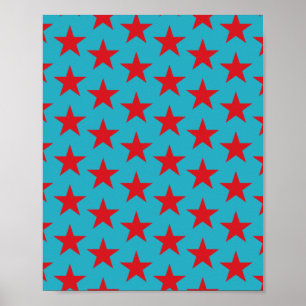 Póster Patrón de Estrellas 13
