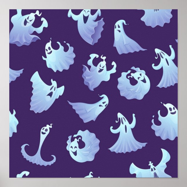 Póster Patrón de fantasma (Frente)