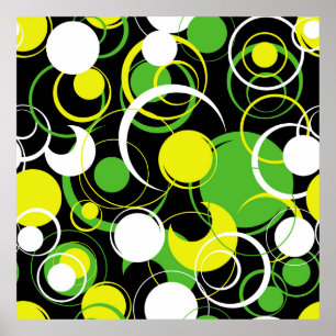 Póster Patrón de flor dibujante abstracto, arte, fondo, e