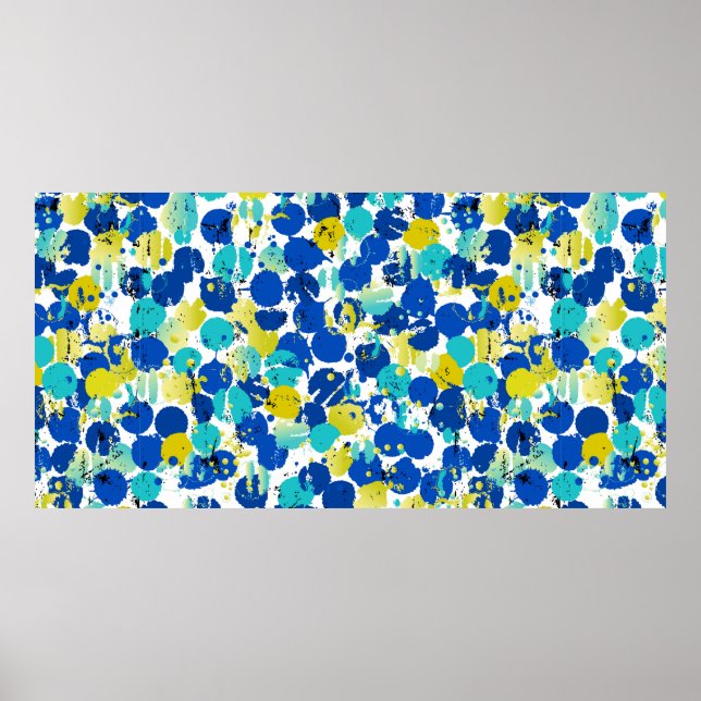 Póster patrón de fondo abstracto sin fisuras, con esplhe (Frente)