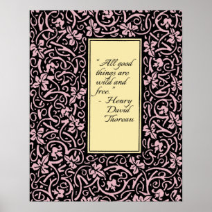 Póster Patrón de fondo de escritorio de William Morris Gr