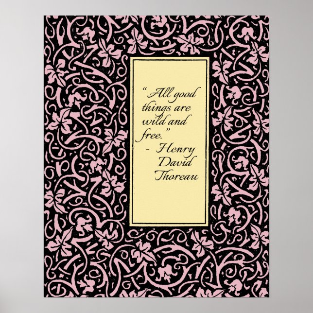 Póster Patrón de fondo de escritorio de William Morris Gr (Frente)